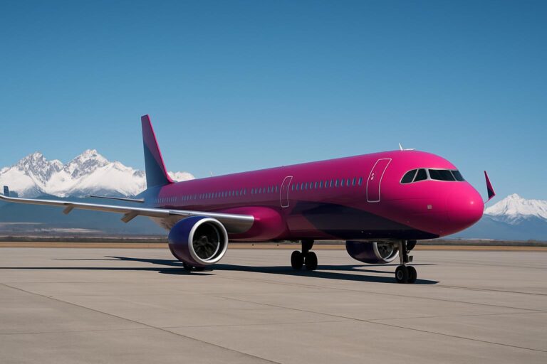 Wizz Air Praha Poprad - letadlo A321neo pod Vysokymi Tatrami